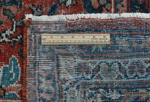 Antique Muted Floral Traditional 12X16 Vintage Oriental Rug